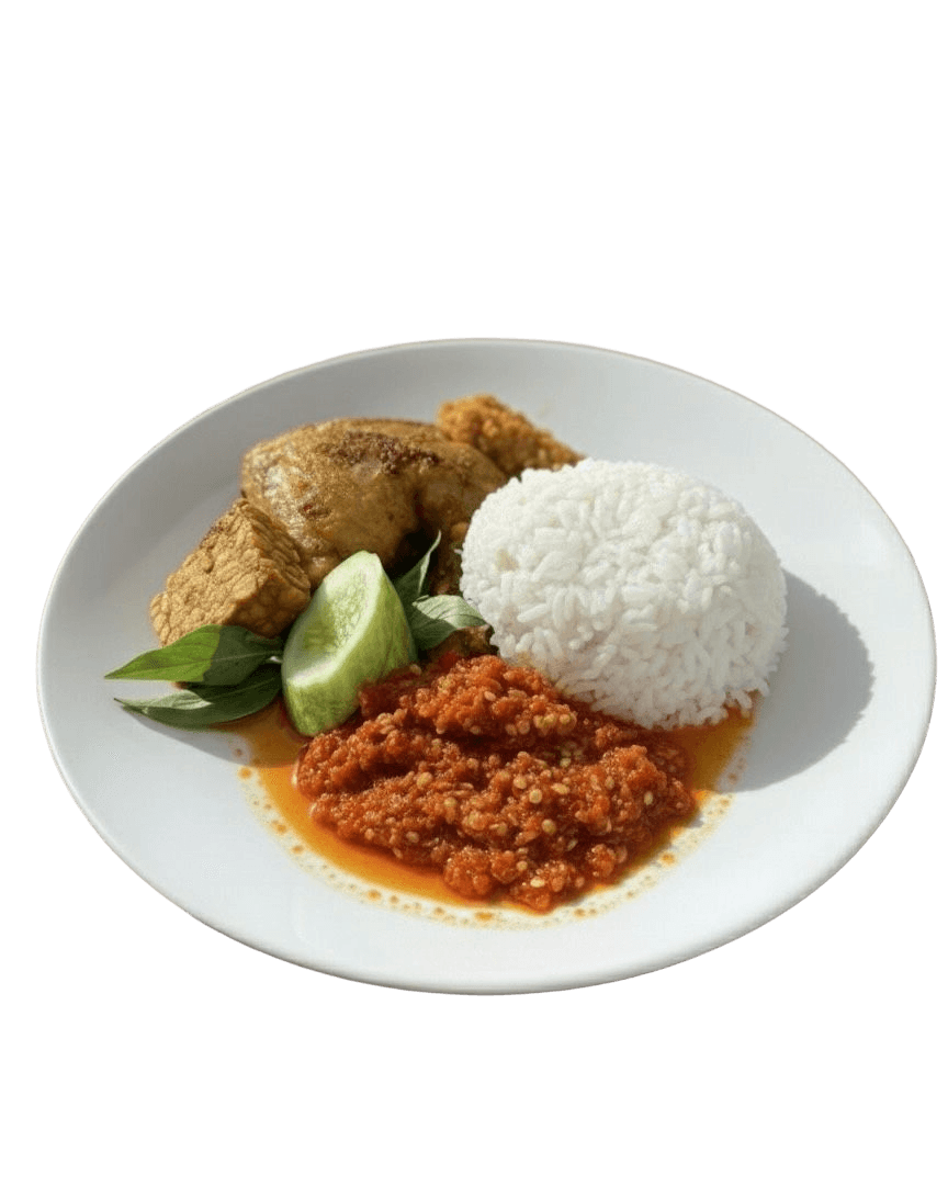 Ayam sambal bawang Kantin Honei BSD Tangerang Selatan - nasi ayam untuk meeting dan acara